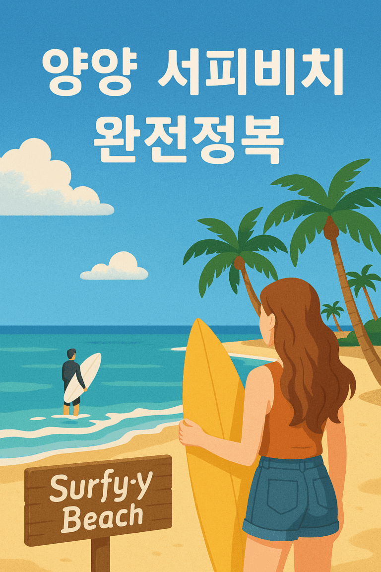 양양 서피비치 완전정복