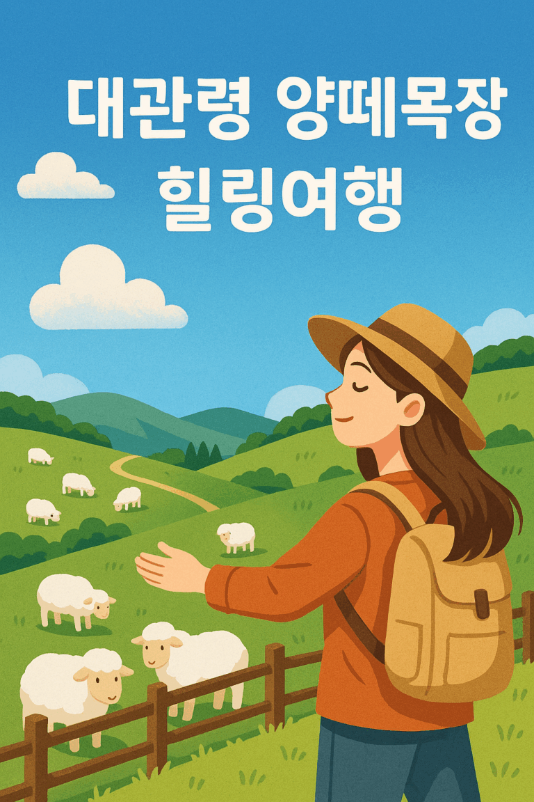 대관령 양떼목장 힐링여행