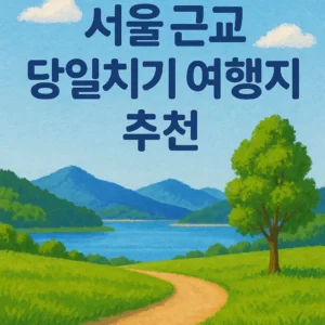 서울 근교 당일치기 여행지
