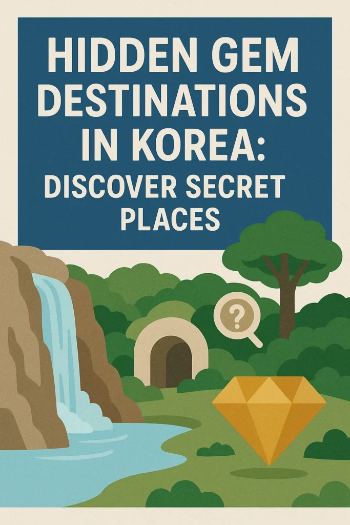HIDDEN GEM DESTINATIONS IN KOREA
